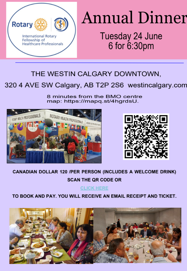 The Fellowship’s Annual Dinner in Calgary — flyer