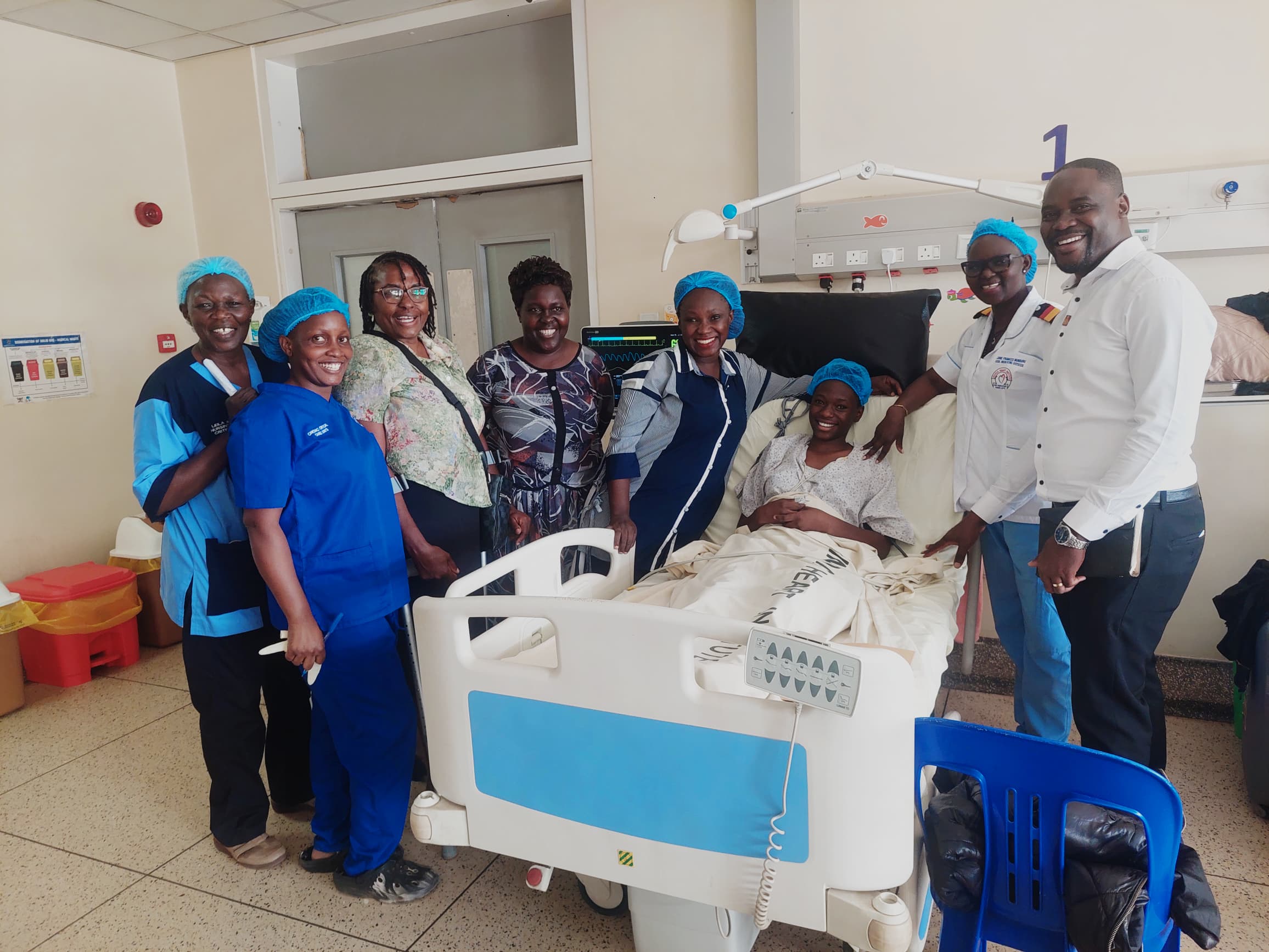 Global Grant Heart2Heart Uganda has successfully treated 10 children with heart defect all children went home
