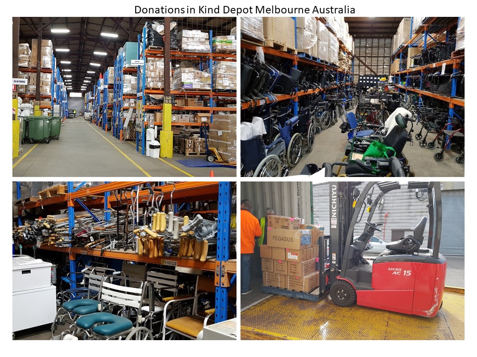 Medical equipment donations